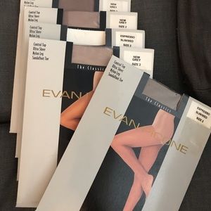 Evan Picone pantyhose ( 5 pairs )